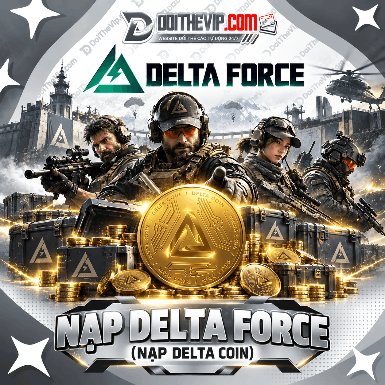 Nạp Coin Delta Force (Đăng Ký Garena)